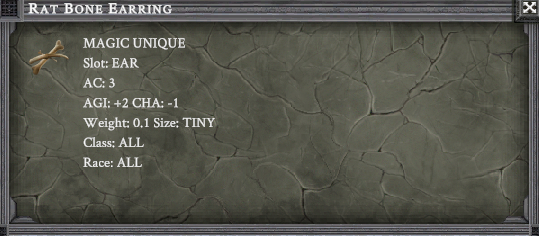 RAT BONE EARRING item card